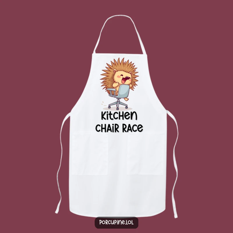 Office Commute Funny Porcupine Office Chair Apron for Adventurous Cooks