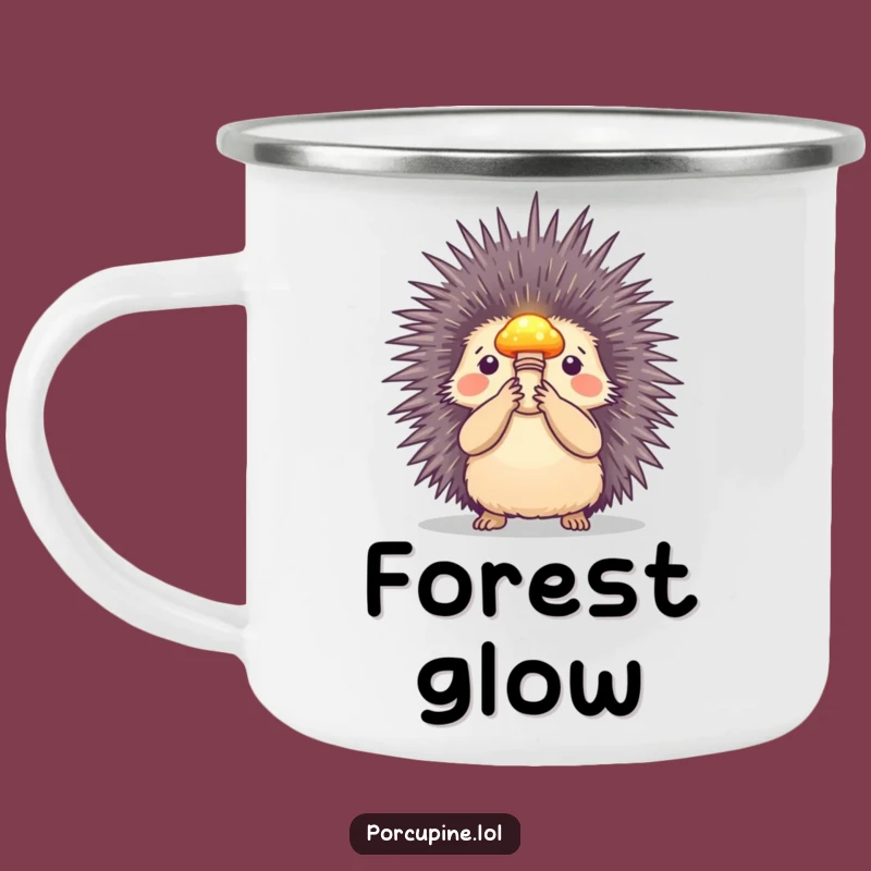 Funny Magic Porcupine Camping Mug: Enchant Your Adventures with Humor