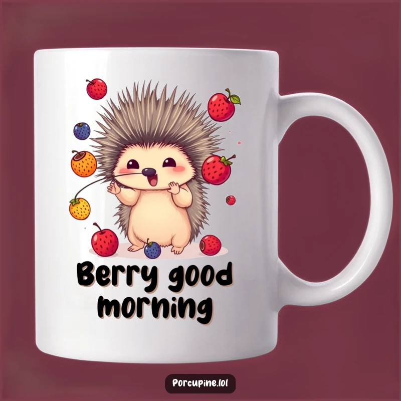 Funny Juggling Porcupine Mug: A Hilarious Gift for Multitaskers and Jugglers