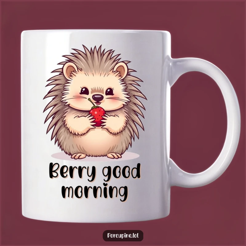 Funny Generous Porcupine Mug: Heartwarming Gift for Kind Souls