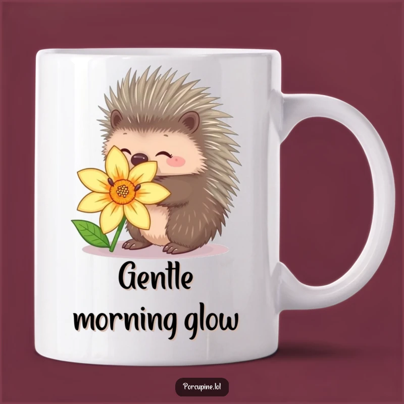 Funny Porcupine Hug Mug: Gentle Love with a Prickly Surprise!