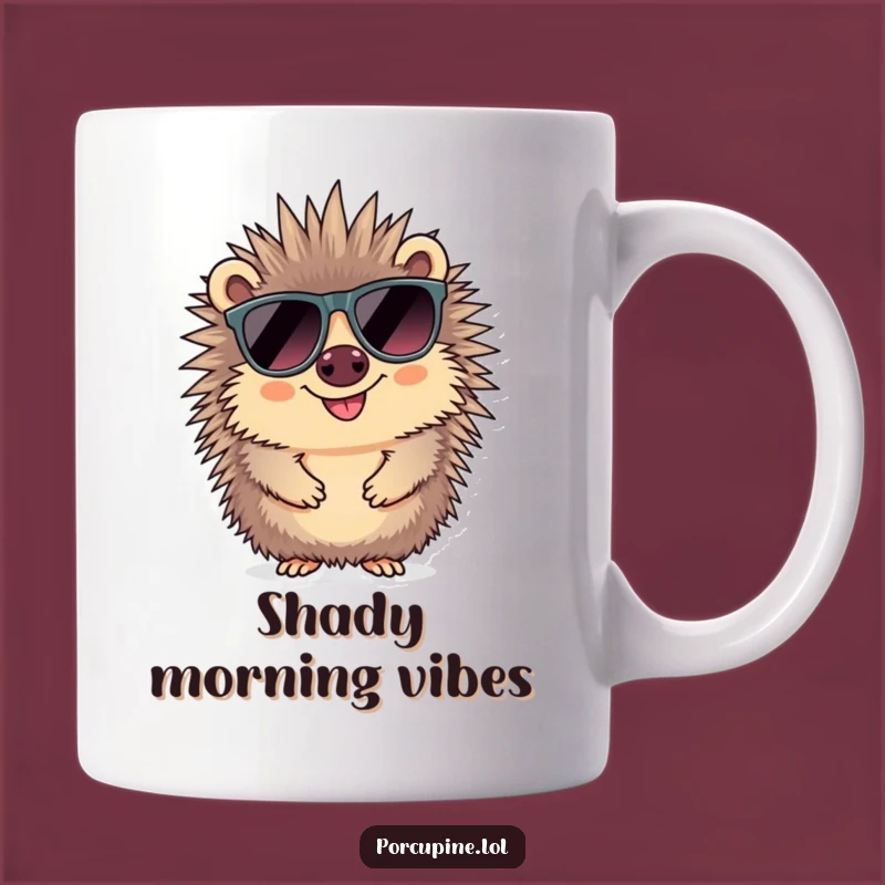 Funny Sunglasses Porcupine Mug: Cool Sips and Hilarious Gifts!