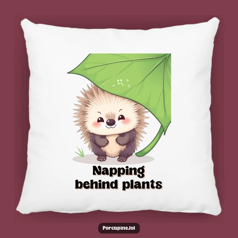 Funny Shy Porcupine Pillow: Cozy Comfort with a Sweet, Bashful Touch