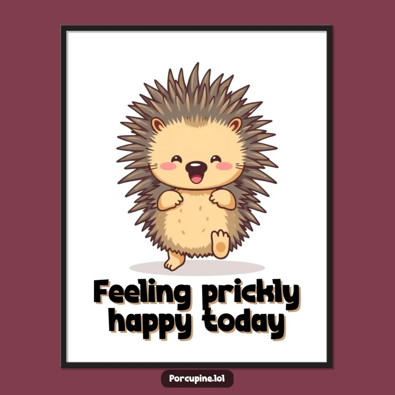 Free Printable Porcupine Wall Art - Quirky Downloadable Decor for Fun