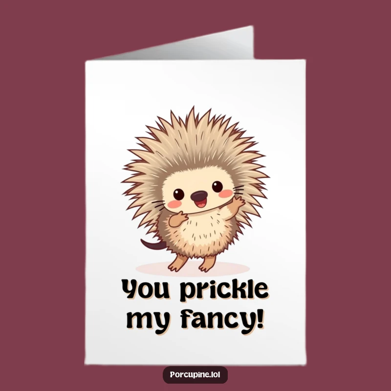 Hilarious Porcupine Dance Free Printable Congratulations Card - Fun Downloadable Gift!