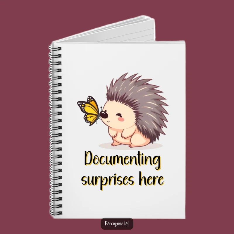 Funny Porcupine Surprise Notebook: Capture Unexpected Ideas!