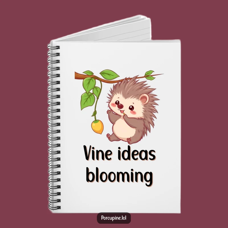 Funny Kawaii Porcupine Notebook: Playful Prickles Journal Gift for Ideas